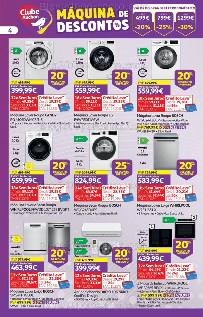 Antevisão Folheto AUCHAN Tecnologia Promoções de 14 a 26 março