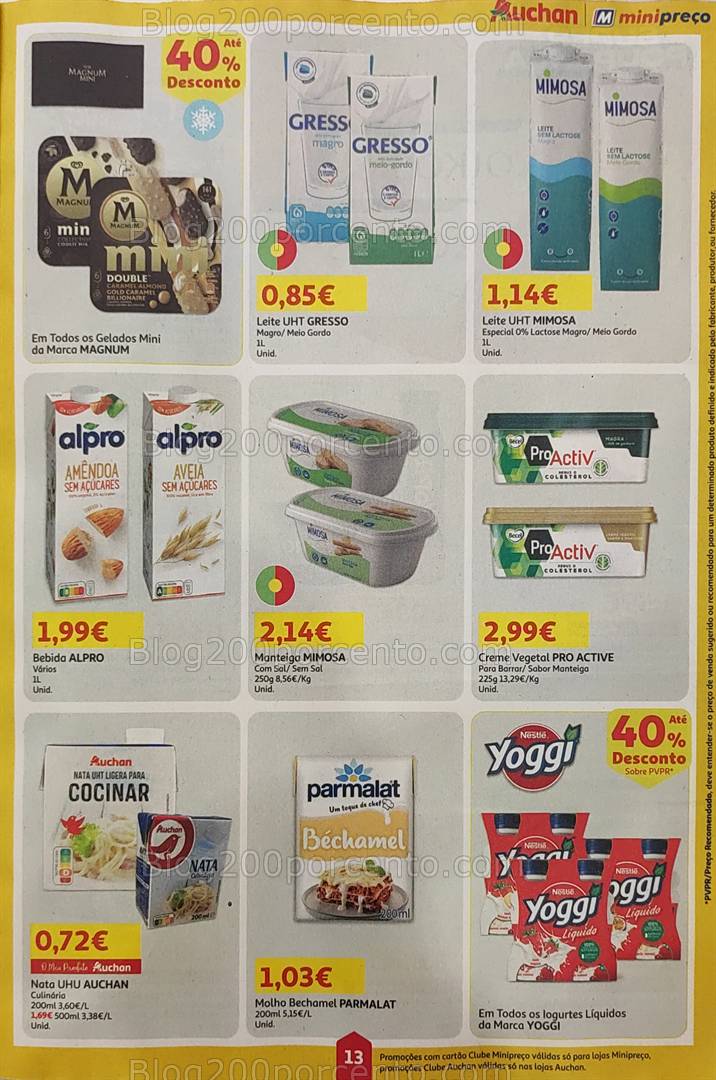 Antevisão Folheto AUCHAN - MINIPREÇO Promoções de 27 março a 2 abril