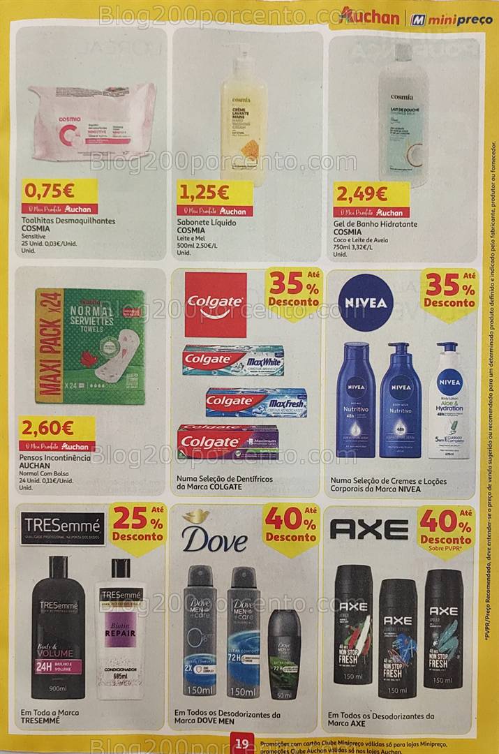Antevisão Folheto AUCHAN - MINIPREÇO Promoções de 27 março a 2 abril