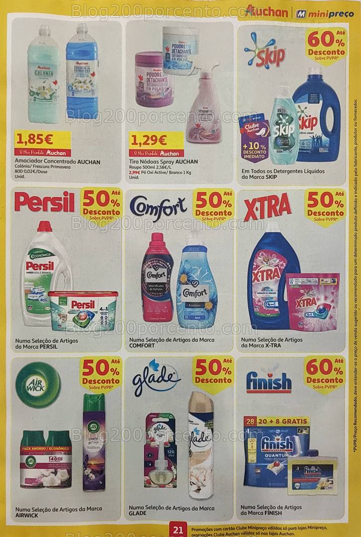 Antevisão Folheto AUCHAN - MINIPREÇO Promoções de 27 março a 2 abril