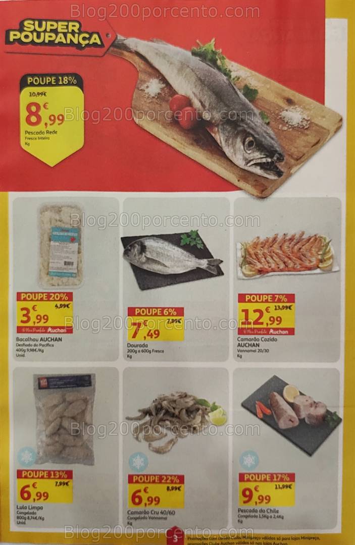 Antevisão Folheto AUCHAN - MINIPREÇO Promoções de 27 março a 2 abril