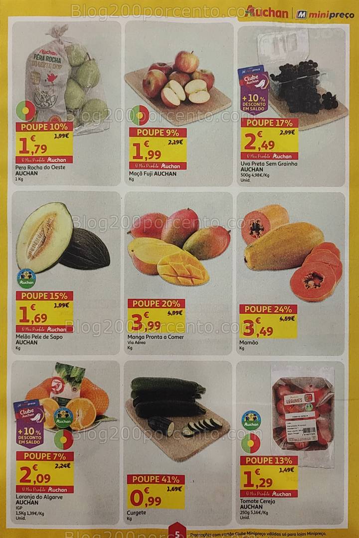 Antevisão Folheto AUCHAN - MINIPREÇO Promoções de 27 março a 2 abril