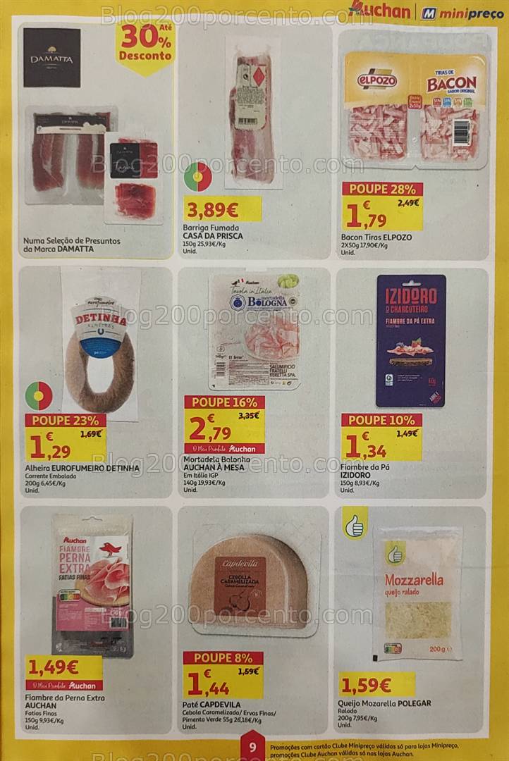 Antevisão Folheto AUCHAN - MINIPREÇO Promoções de 27 março a 2 abril