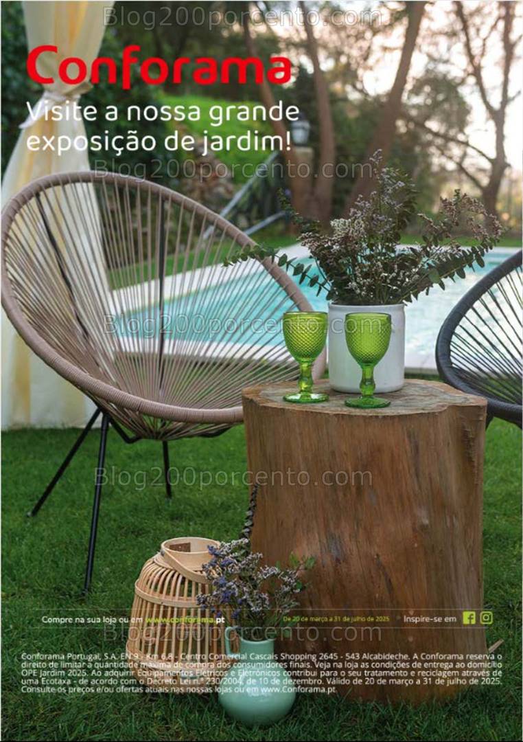 Antevisão Folheto CONFORAMA Jardim Promoções de 29 março a 31 julho