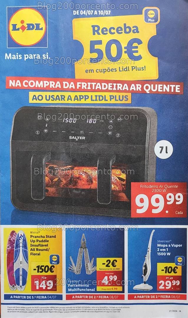 Antevisão Folheto LIDL Promoções de 4 a 10 julho