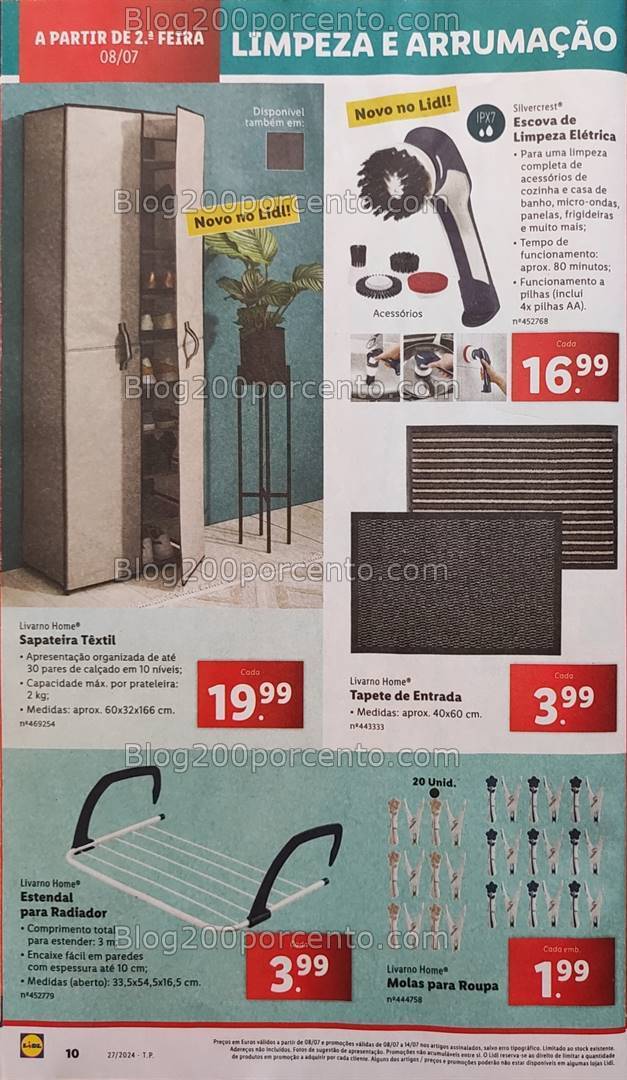 Antevisão Folheto LIDL Promoções de 4 a 10 julho