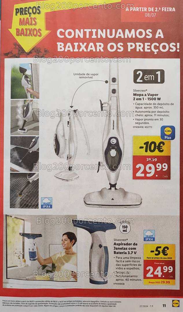 Antevisão Folheto LIDL Promoções de 4 a 10 julho