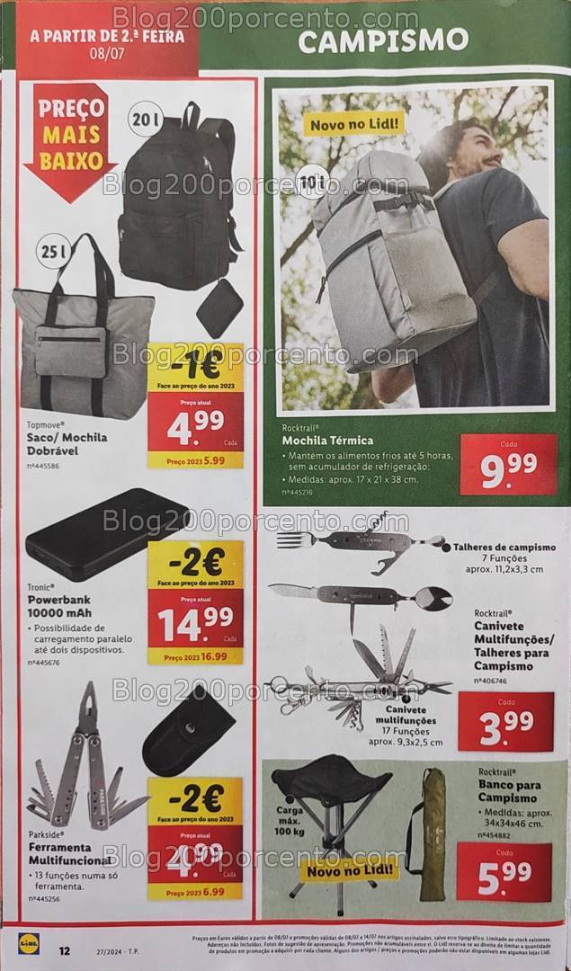 Antevisão Folheto LIDL Promoções de 4 a 10 julho
