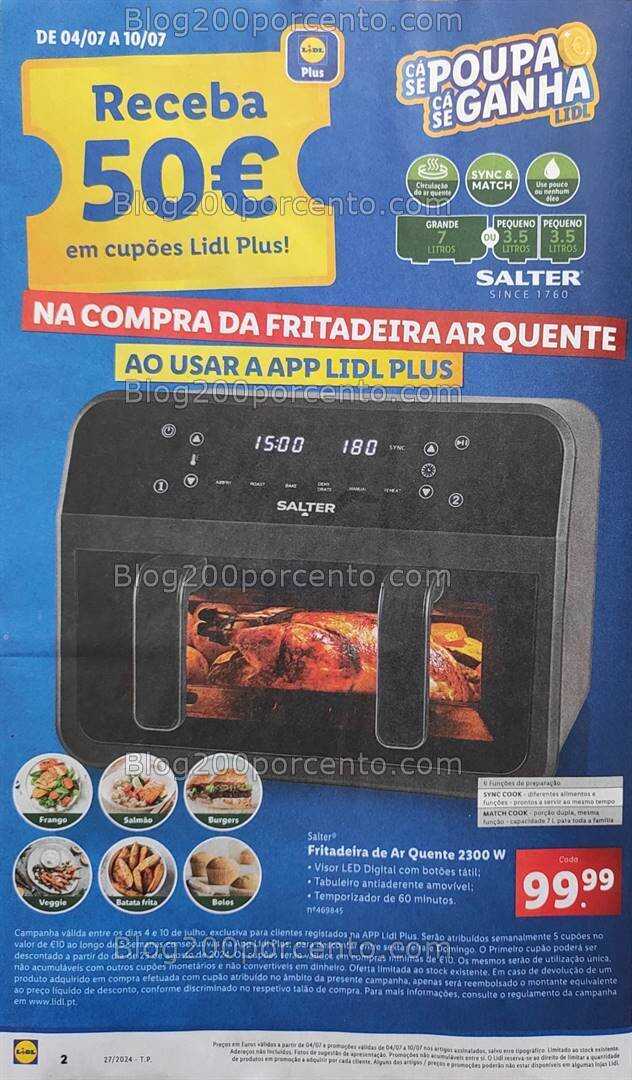 Antevisão Folheto LIDL Promoções de 4 a 10 julho