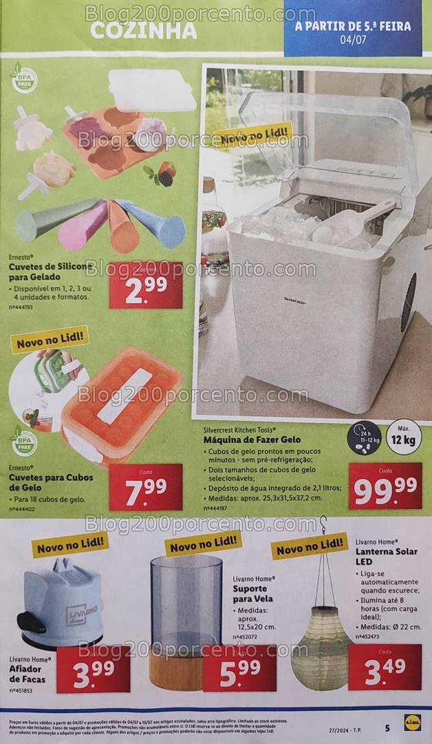 Antevisão Folheto LIDL Promoções de 4 a 10 julho