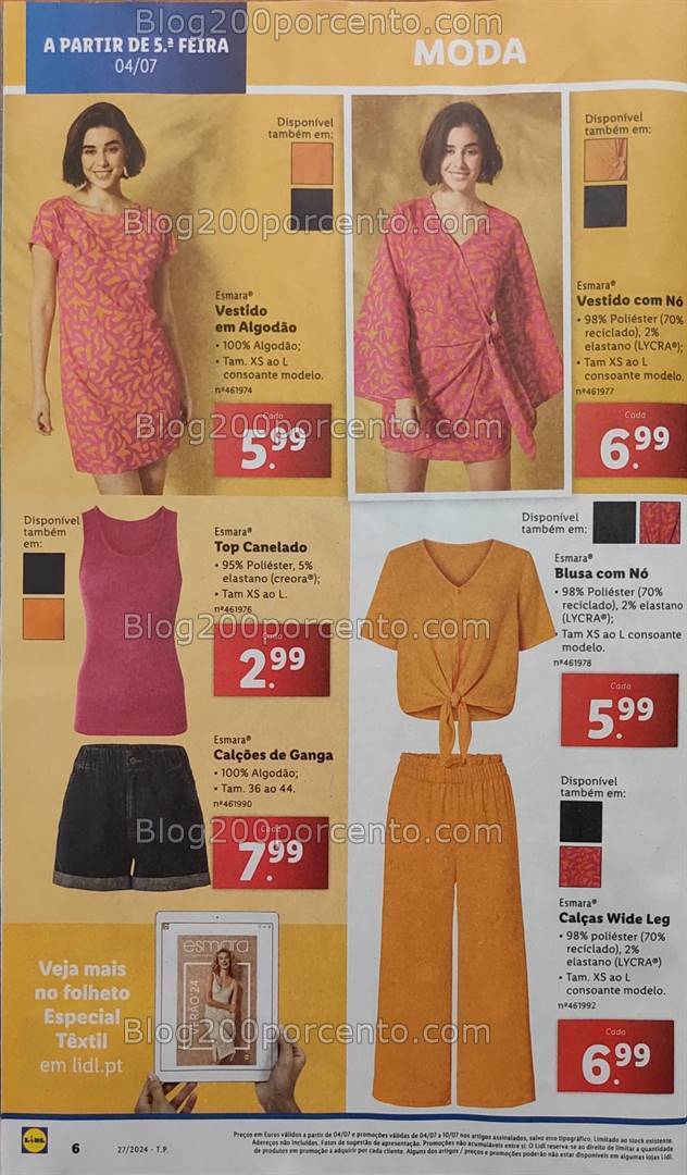 Antevisão Folheto LIDL Promoções de 4 a 10 julho