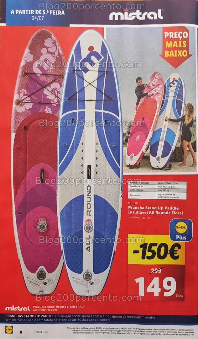 Antevisão Folheto LIDL Promoções de 4 a 10 julho