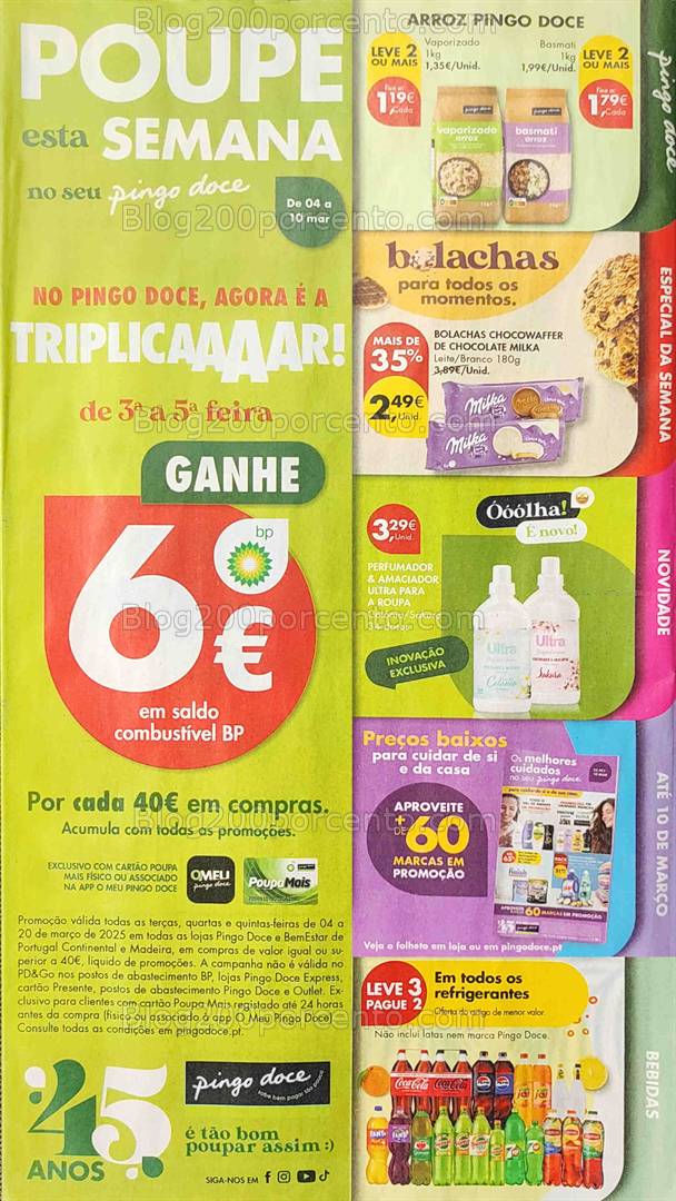 Antevisão Folheto PINGO DOCE Promoções de 4 a 10 março