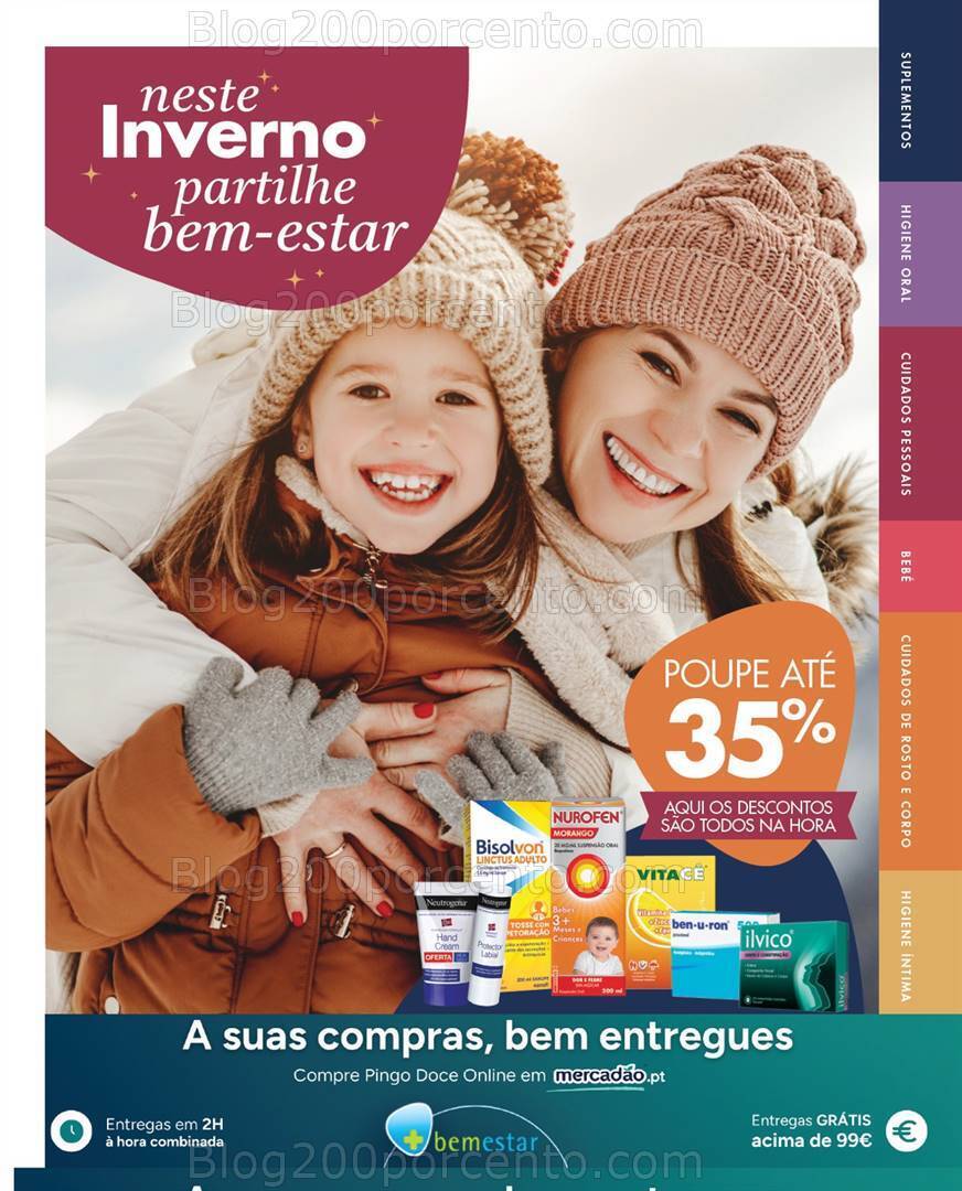 Antevisão Folheto PINGO DOCE Bem Estar Promoções até 1 janeiro