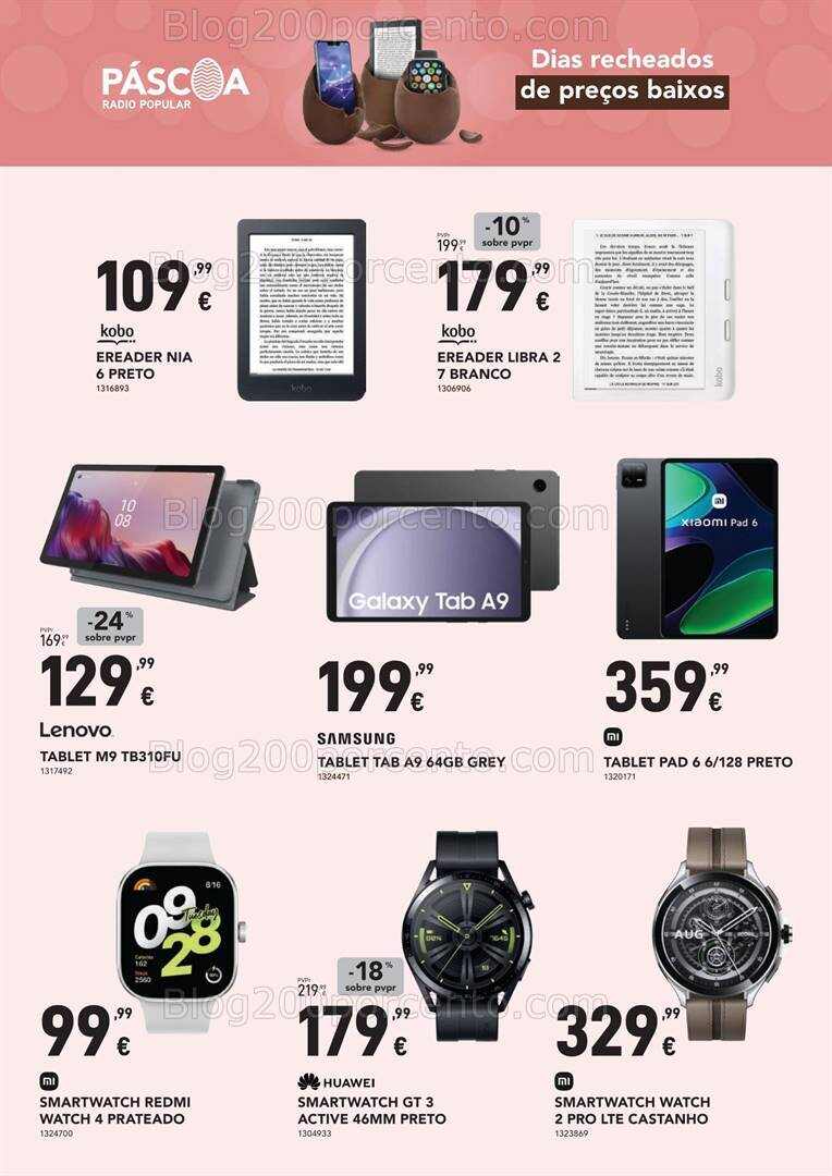 Antevisão Folheto RADIO POPULAR Promoções até 31 março