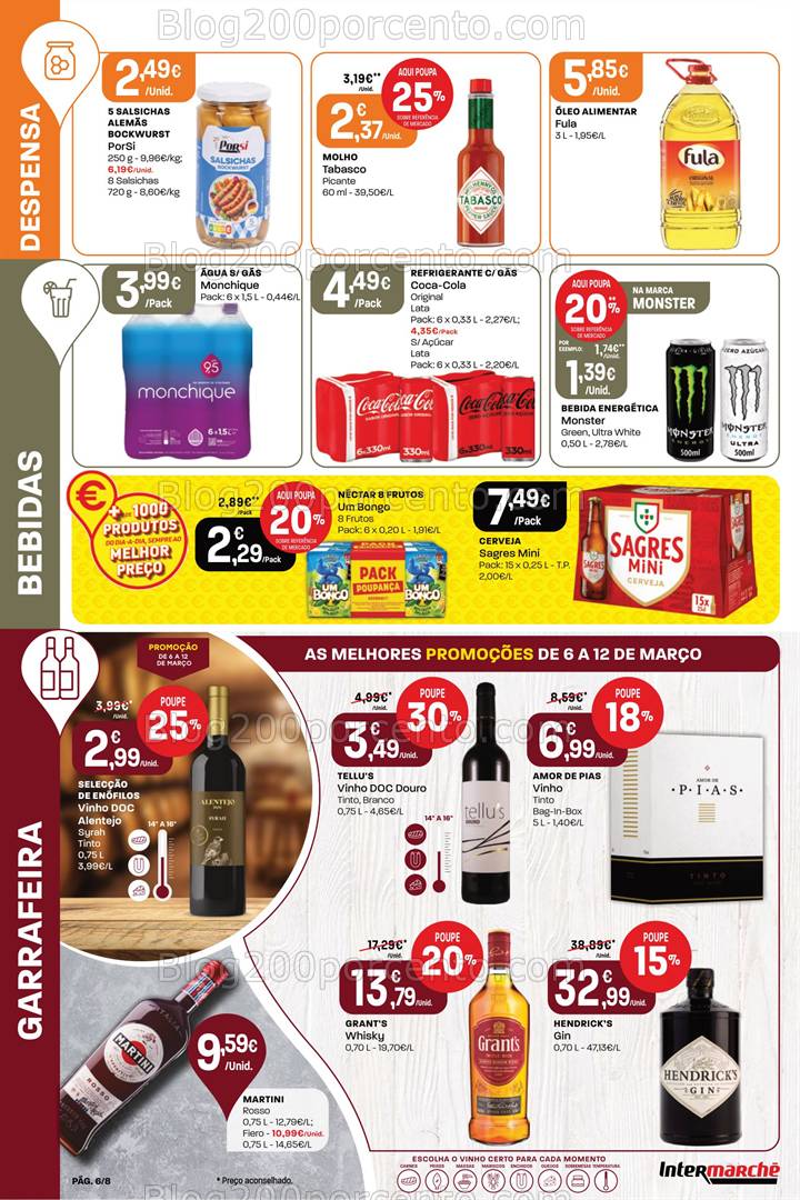 Antevisão Folheto INTERMARCHÉ Mini Promoções de 6 a 12 março