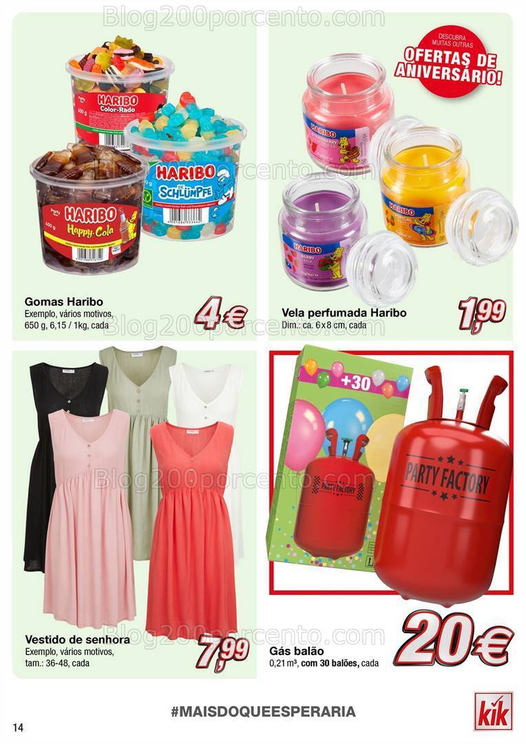 Antevisão Folheto KIK Aniversário Promoções a partir de 6 maio