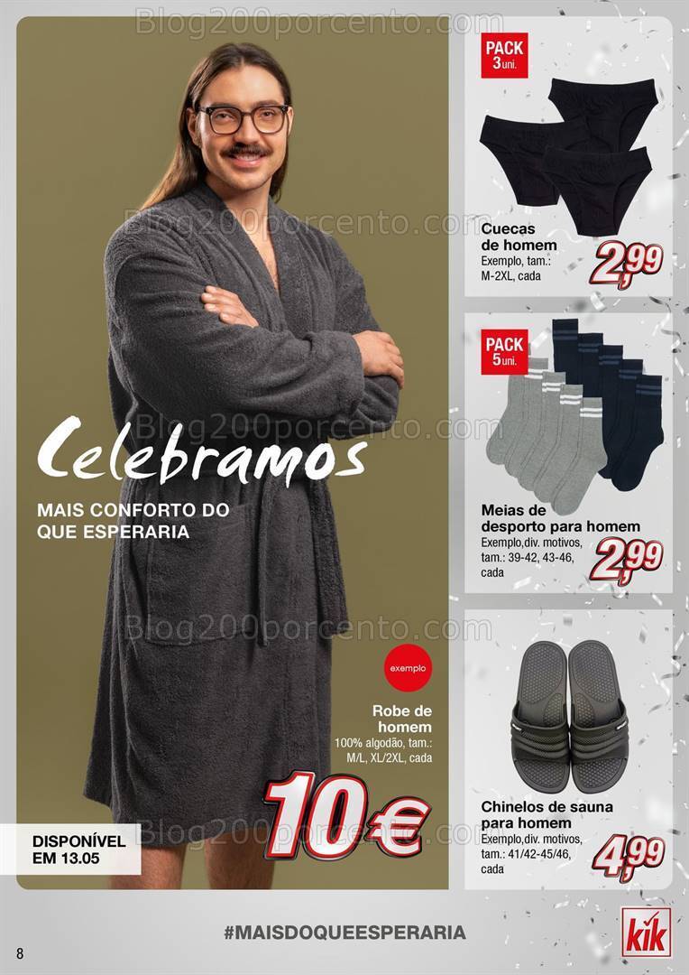 Antevisão Folheto KIK Aniversário Promoções a partir de 6 maio