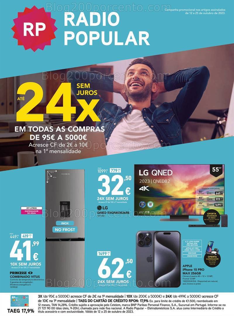 Antevisão Folheto RADIO POPULAR Promoções de 12 a 25 outubro
