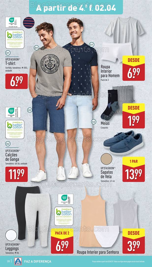 Antevisão Folheto ALDI Promoções de 2 a 8 abril