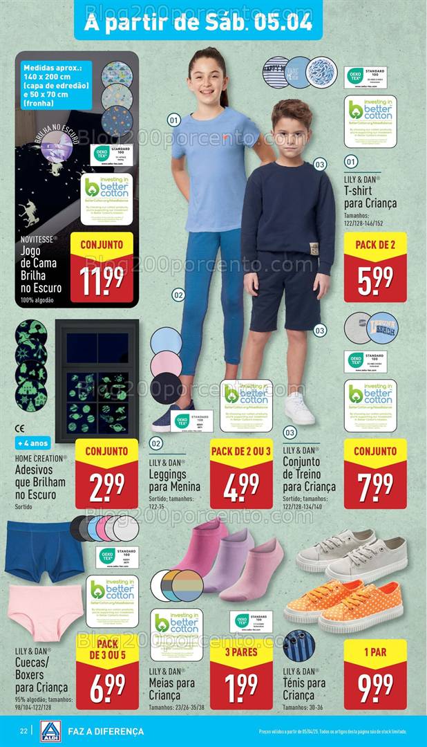 Antevisão Folheto ALDI Promoções de 2 a 8 abril