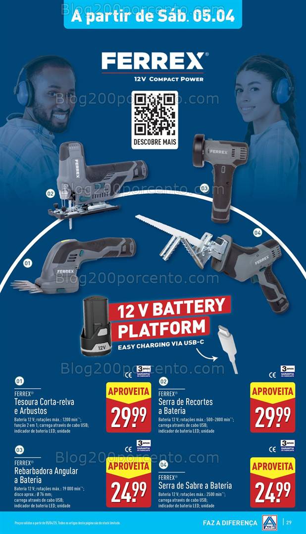 Antevisão Folheto ALDI Promoções Fim de Semana - 5 e 6 abril