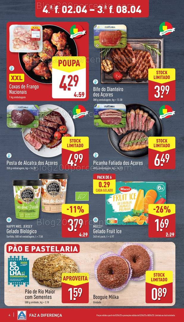 Antevisão Folheto ALDI Promoções de 2 a 8 abril