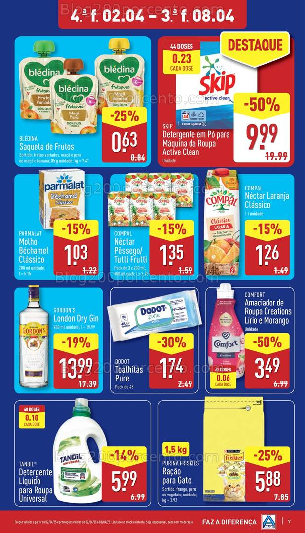 Antevisão Folheto ALDI Promoções de 2 a 8 abril