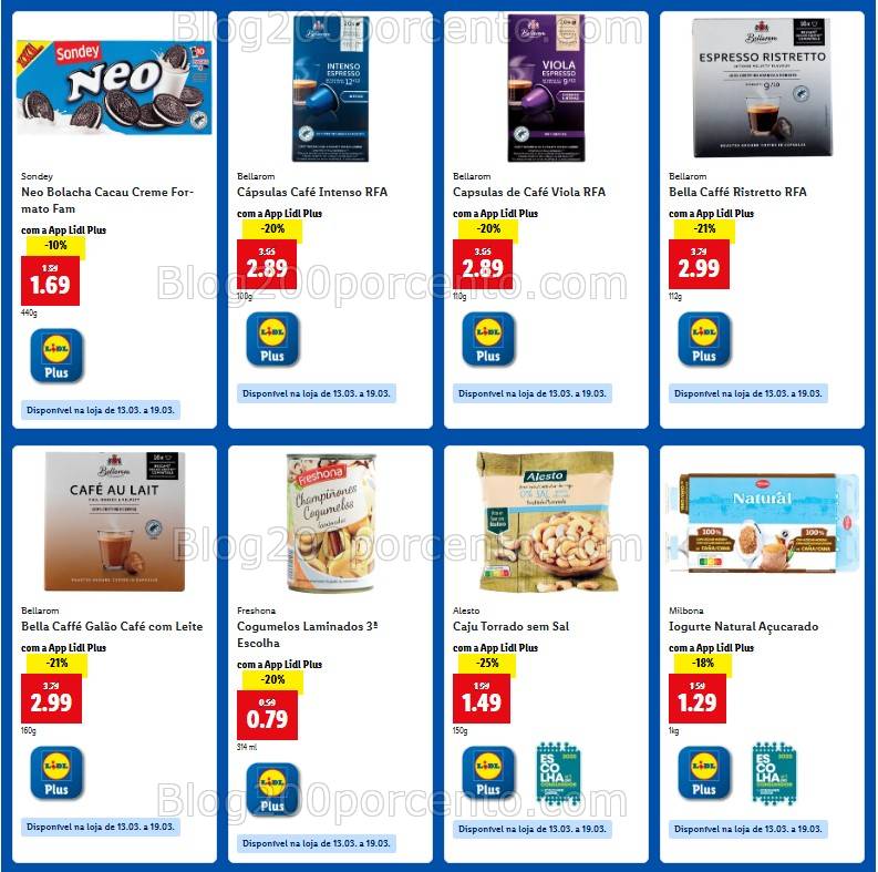 Antevisão Folheto LIDL Plus Promoções de 13 a 19 março