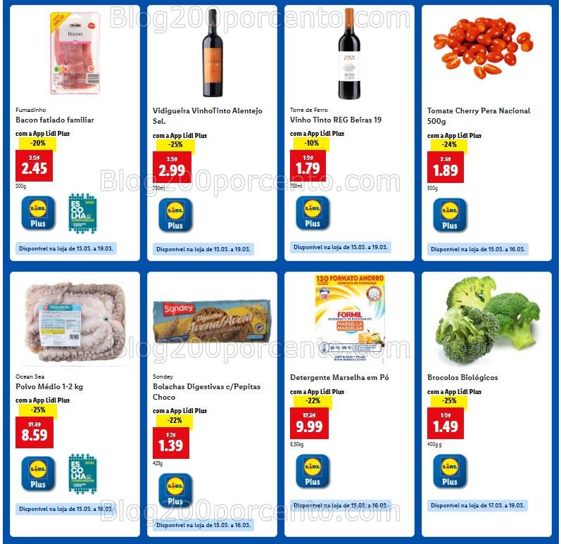 Antevisão Folheto LIDL Plus Promoções de 13 a 19 março