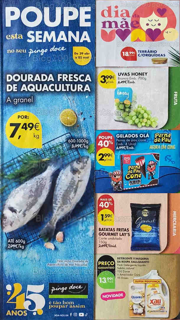 Antevisão Folheto PINGO DOCE Promoções de 29 abril a 5 maio