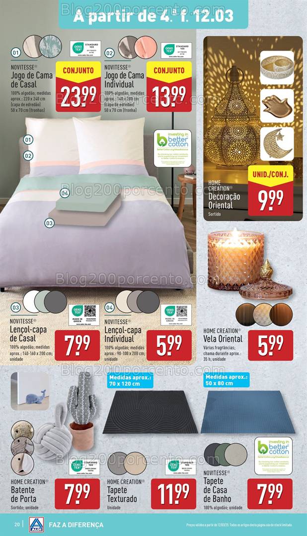 Antevisão Folheto ALDI Bazar Promoções de 12 março