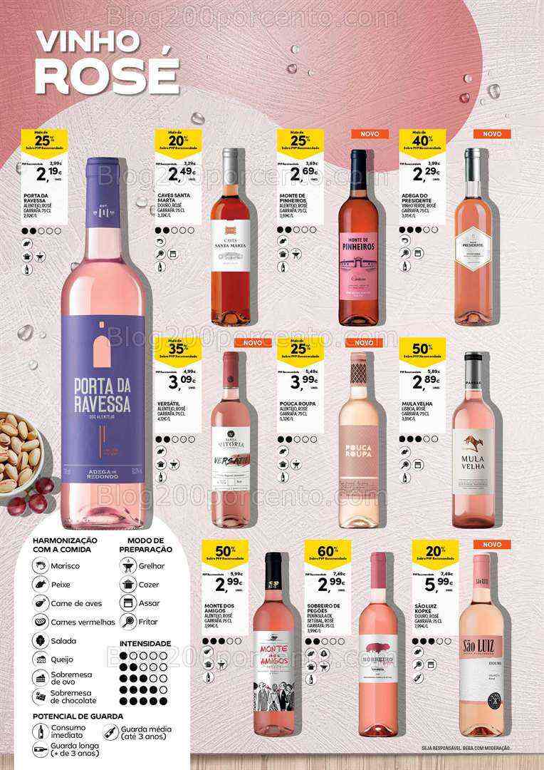 Antevisão Folheto CONTINENTE Vinhos e Aperitivos de 18 a 30 julho