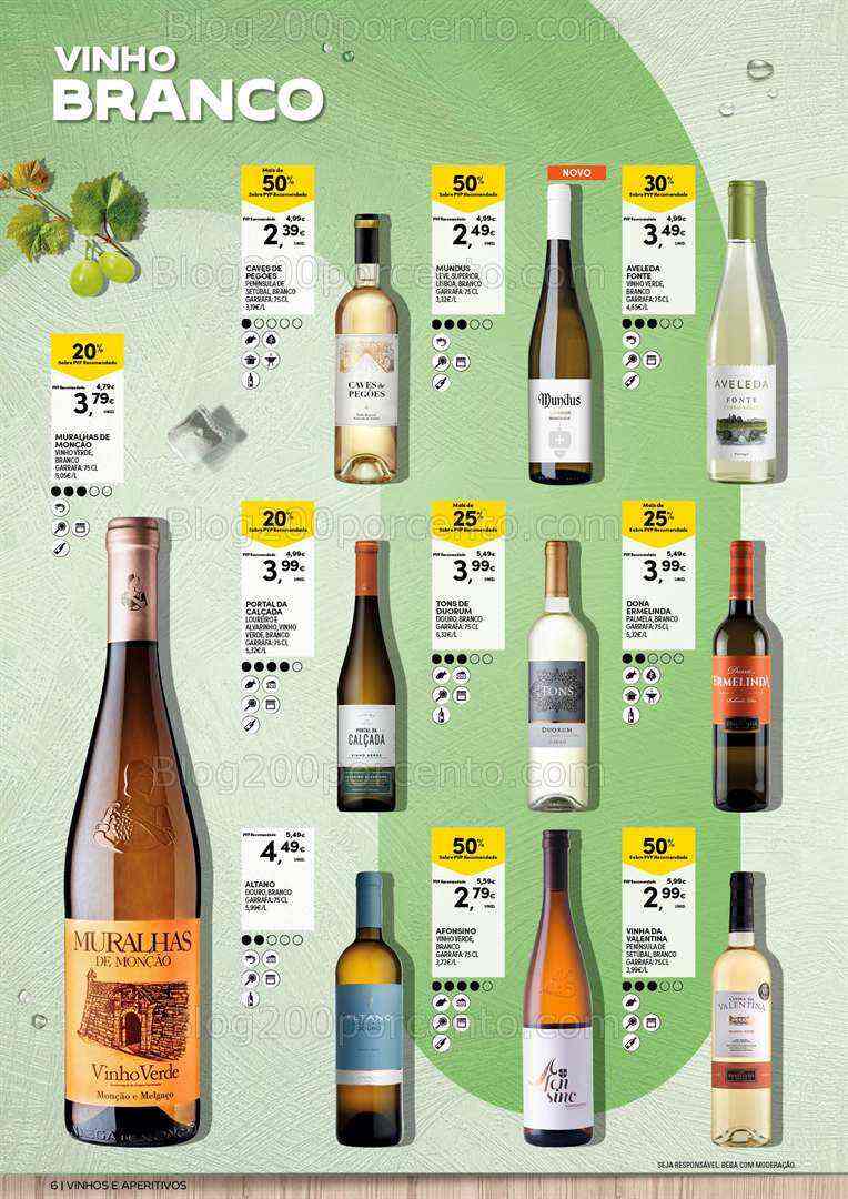 Antevisão Folheto CONTINENTE Vinhos e Aperitivos de 18 a 30 julho