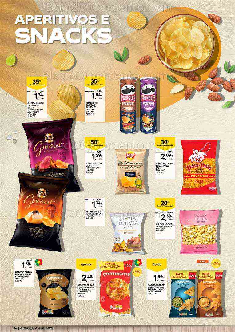 Antevisão Folheto CONTINENTE Vinhos e Aperitivos de 18 a 30 julho