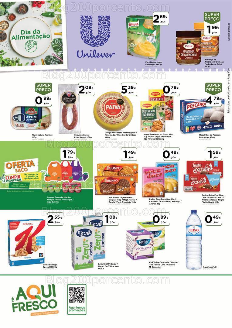 Antevisão Folheto AQUI É FRESCO Promoções de 11 a 22 outubro