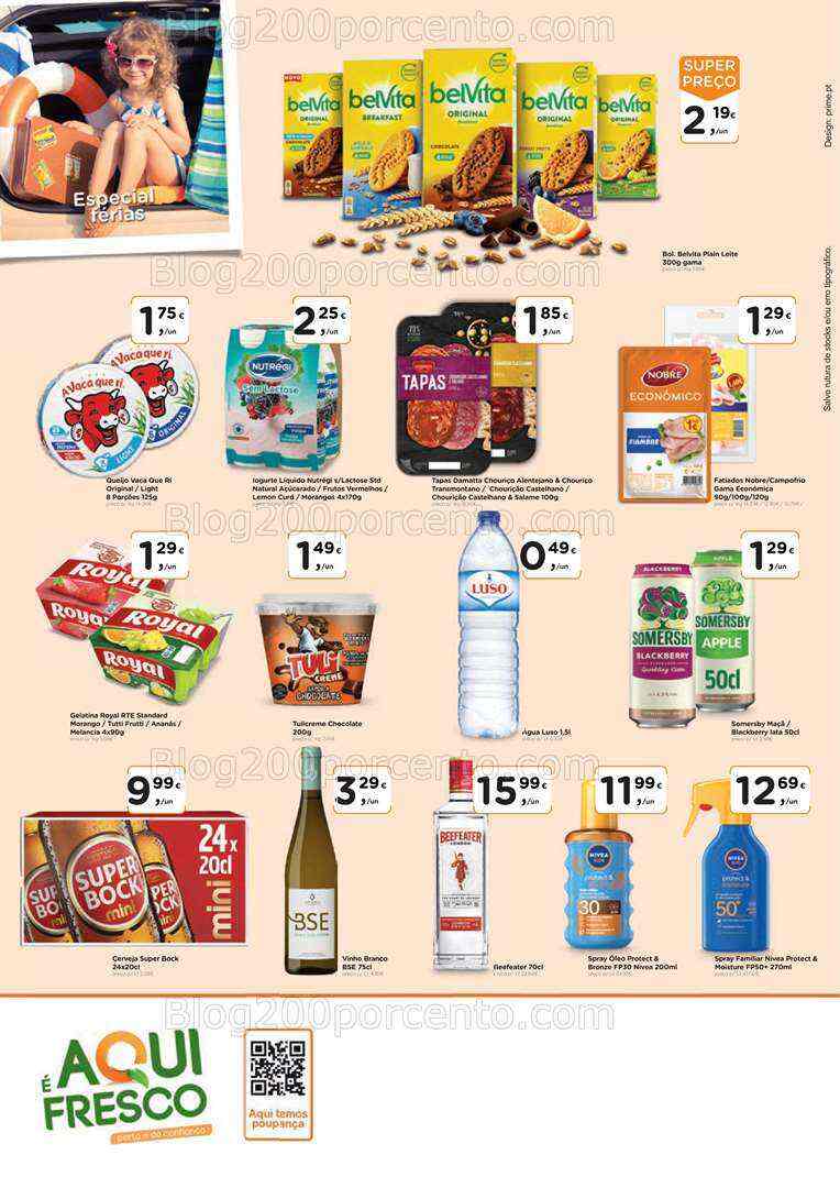Antevisão Folheto AQUI É FRESCO Promoções de 12 a 23 julho
