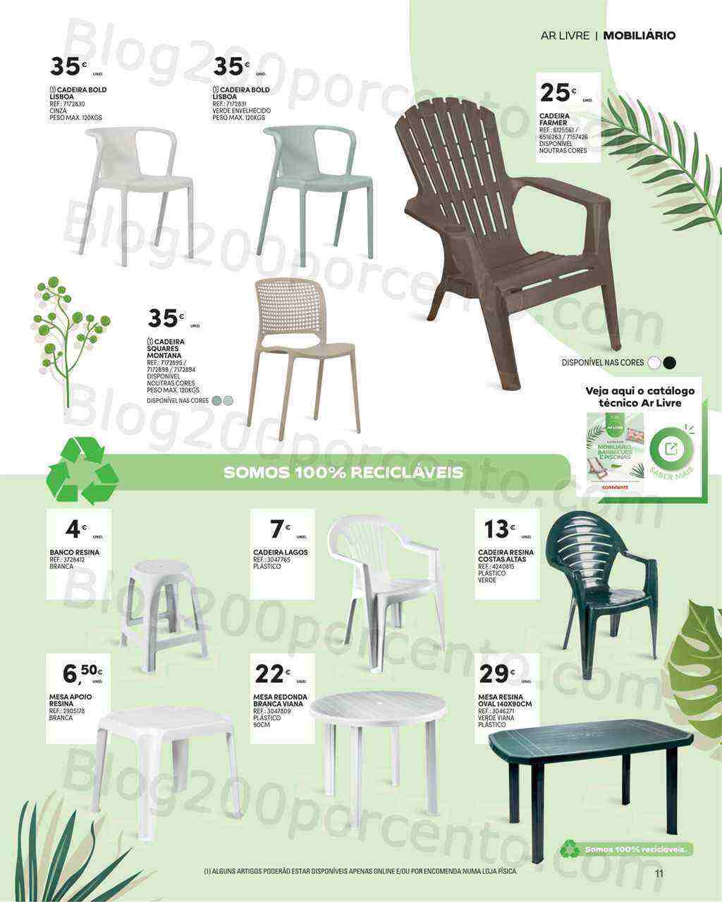 Antevisão Folheto CONTINENTE Ar Livre Promoções de 16 maio a 25 junho