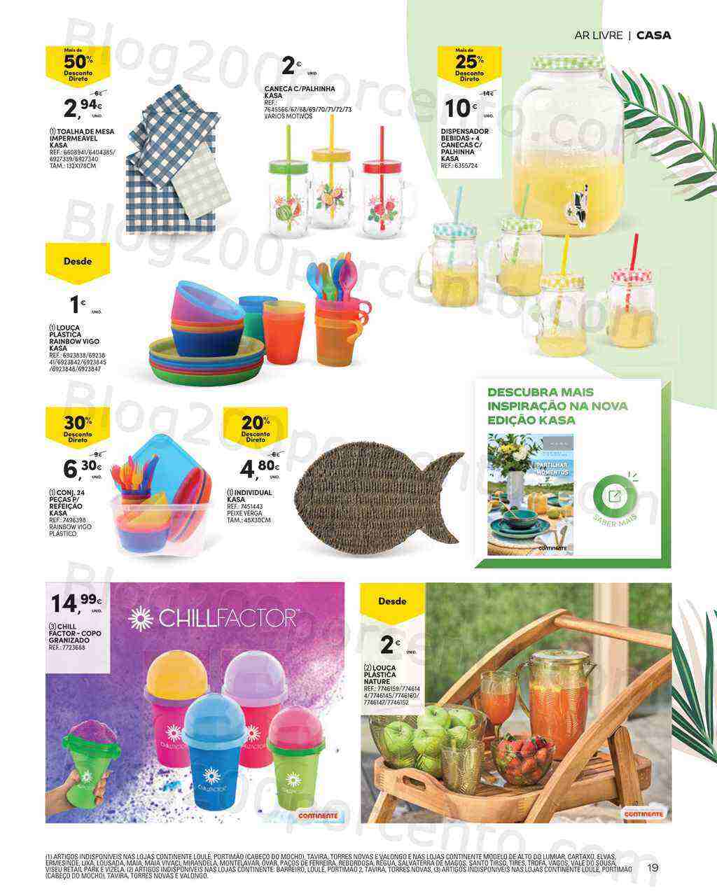 Antevisão Folheto CONTINENTE Ar Livre Promoções de 16 maio a 25 junho