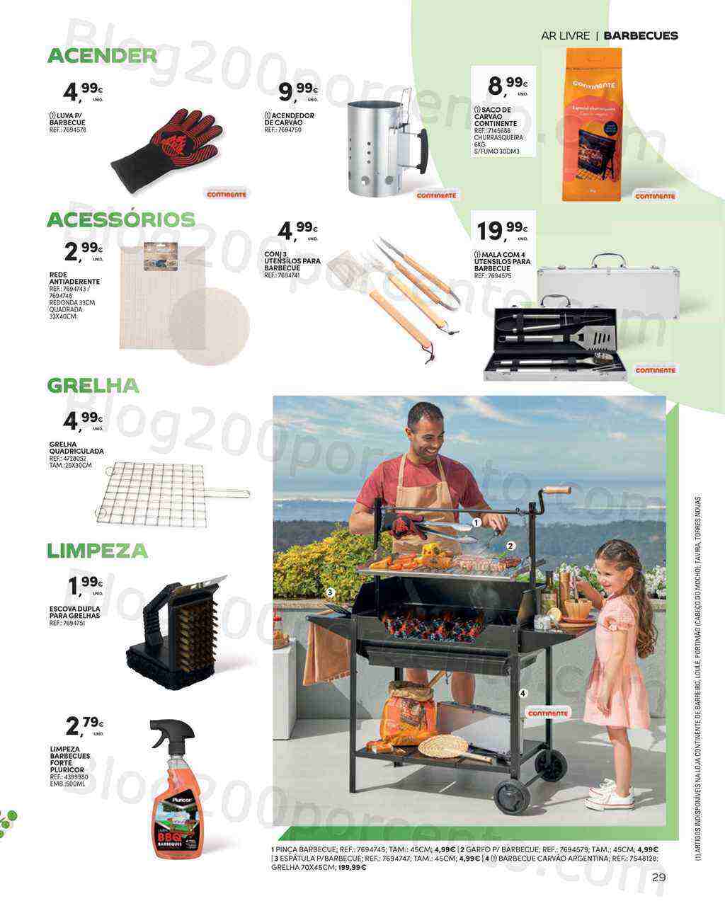 Antevisão Folheto CONTINENTE Ar Livre Promoções de 16 maio a 25 junho