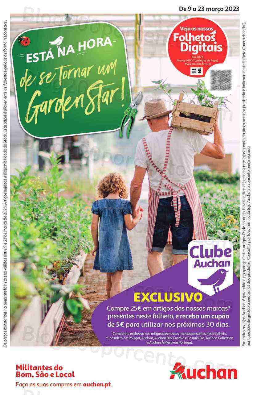 Antevisão Folheto AUCHAN Promoções de 9 a 23 março