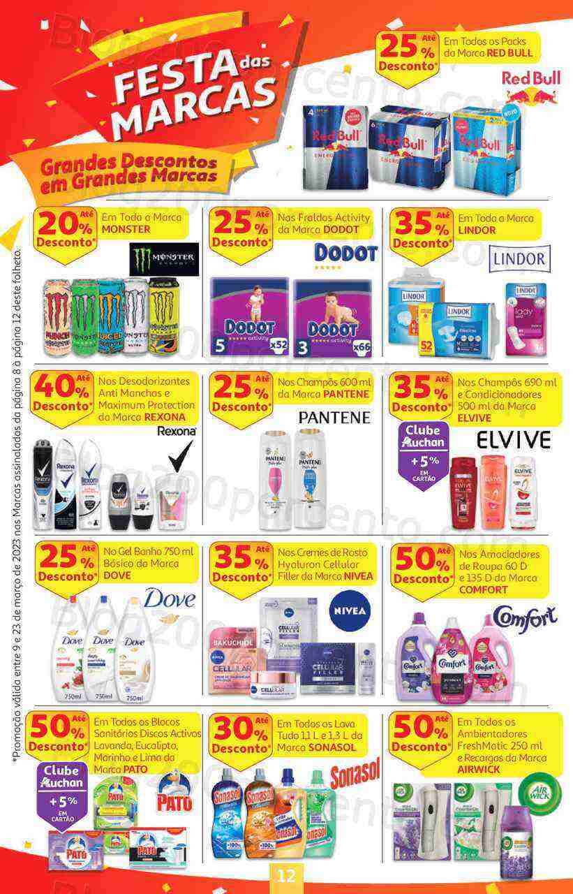 Antevisão Folheto AUCHAN Promoções de 9 a 23 março