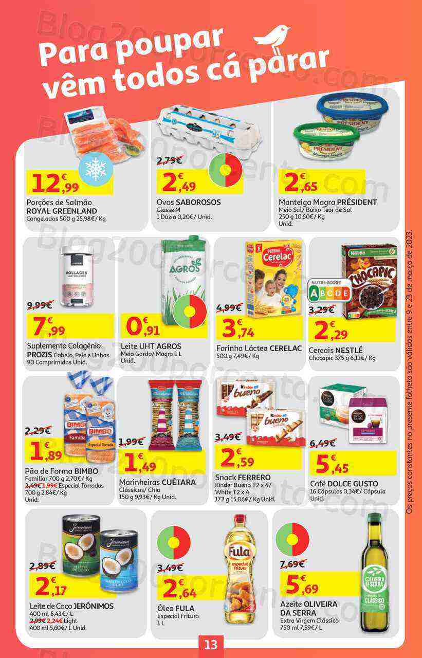 Antevisão Folheto AUCHAN Promoções de 9 a 23 março