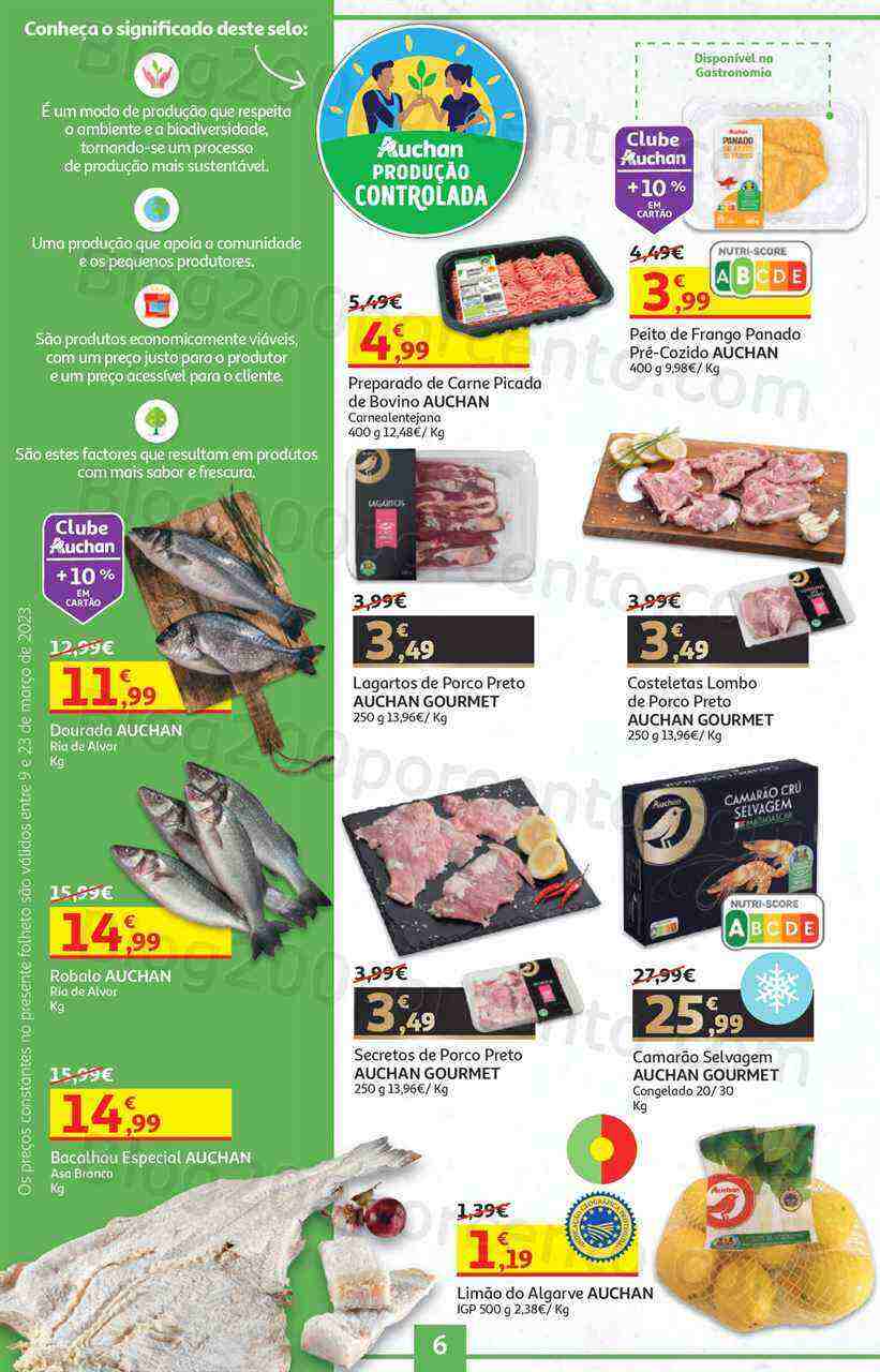 Antevisão Folheto AUCHAN Promoções de 9 a 23 março