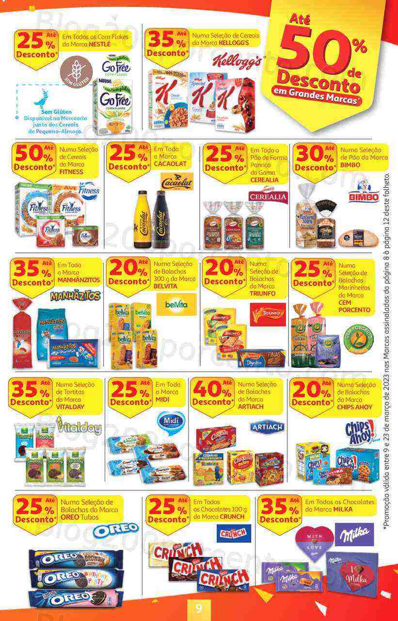 Antevisão Folheto AUCHAN Promoções de 9 a 23 março