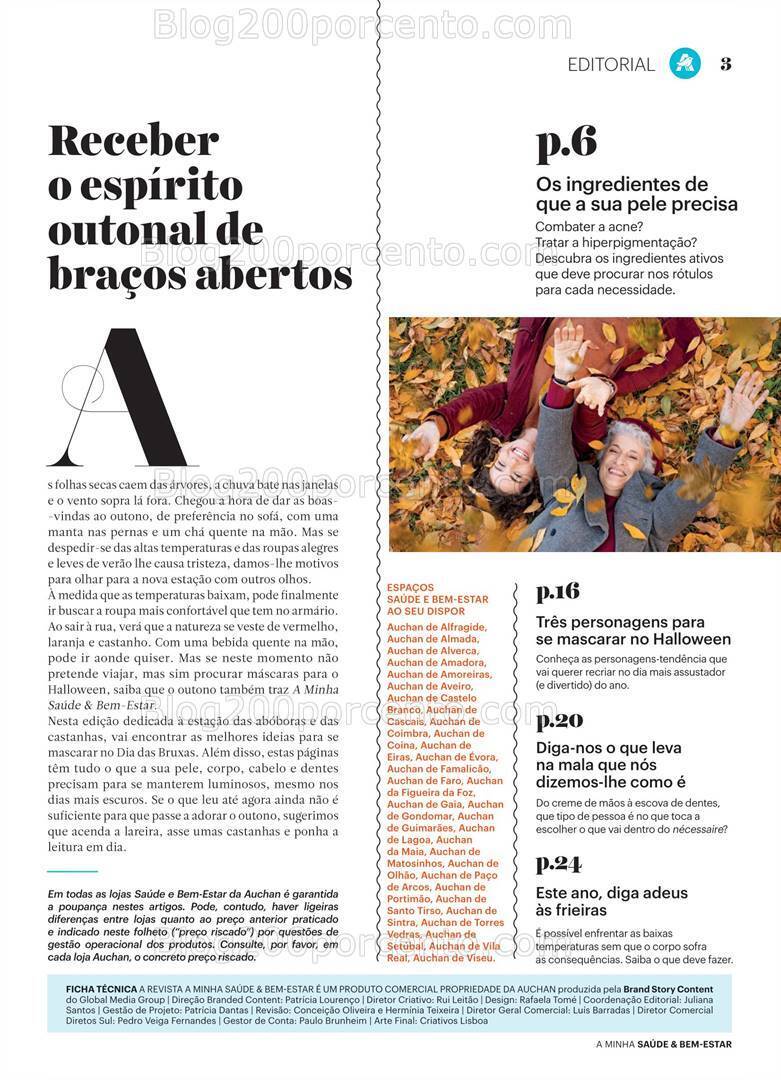 Antevisão Folheto AUCHAN Saúde e Bem-Estar Promoções de 6 outubro a 7 novembro