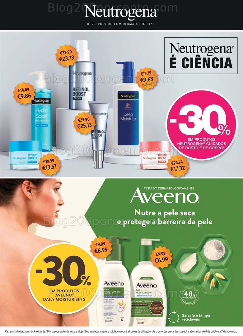 Antevisão Folheto AUCHAN Saúde e Bem-Estar Promoções de 6 outubro a 7 novembro