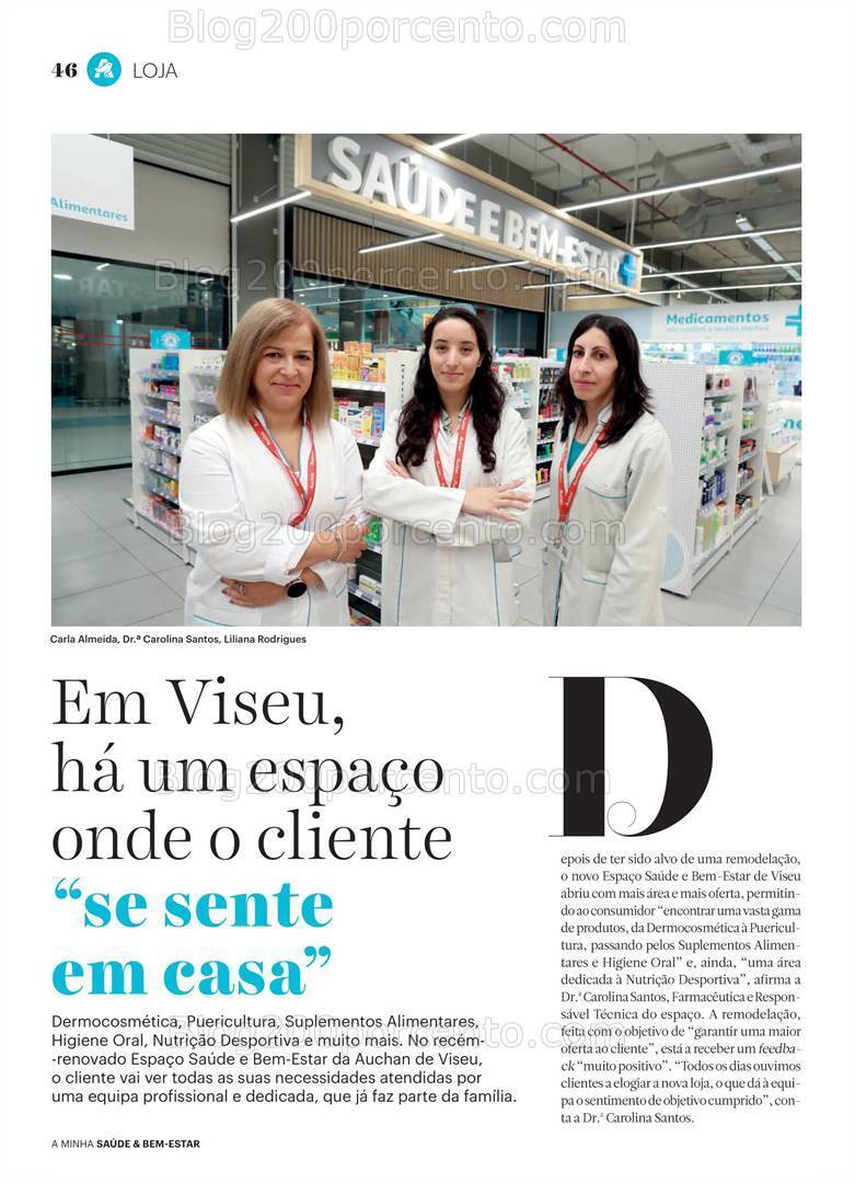 Antevisão Folheto AUCHAN Saúde e Bem-Estar Promoções de 6 outubro a 7 novembro