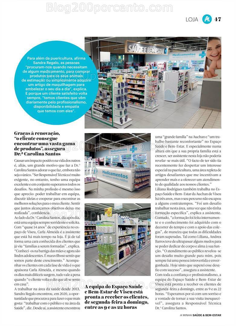 Antevisão Folheto AUCHAN Saúde e Bem-Estar Promoções de 6 outubro a 7 novembro