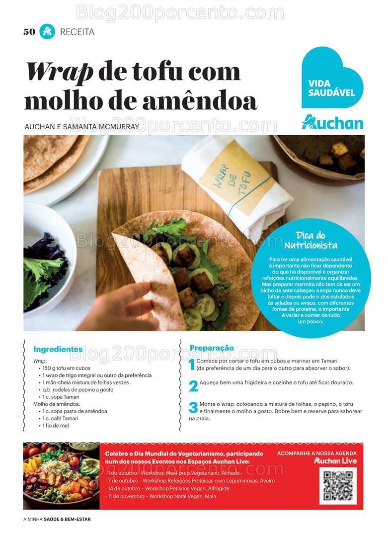 Antevisão Folheto AUCHAN Saúde e Bem-Estar Promoções de 6 outubro a 7 novembro